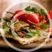 Lavash Pizza with Tomatoes and Mozzarella